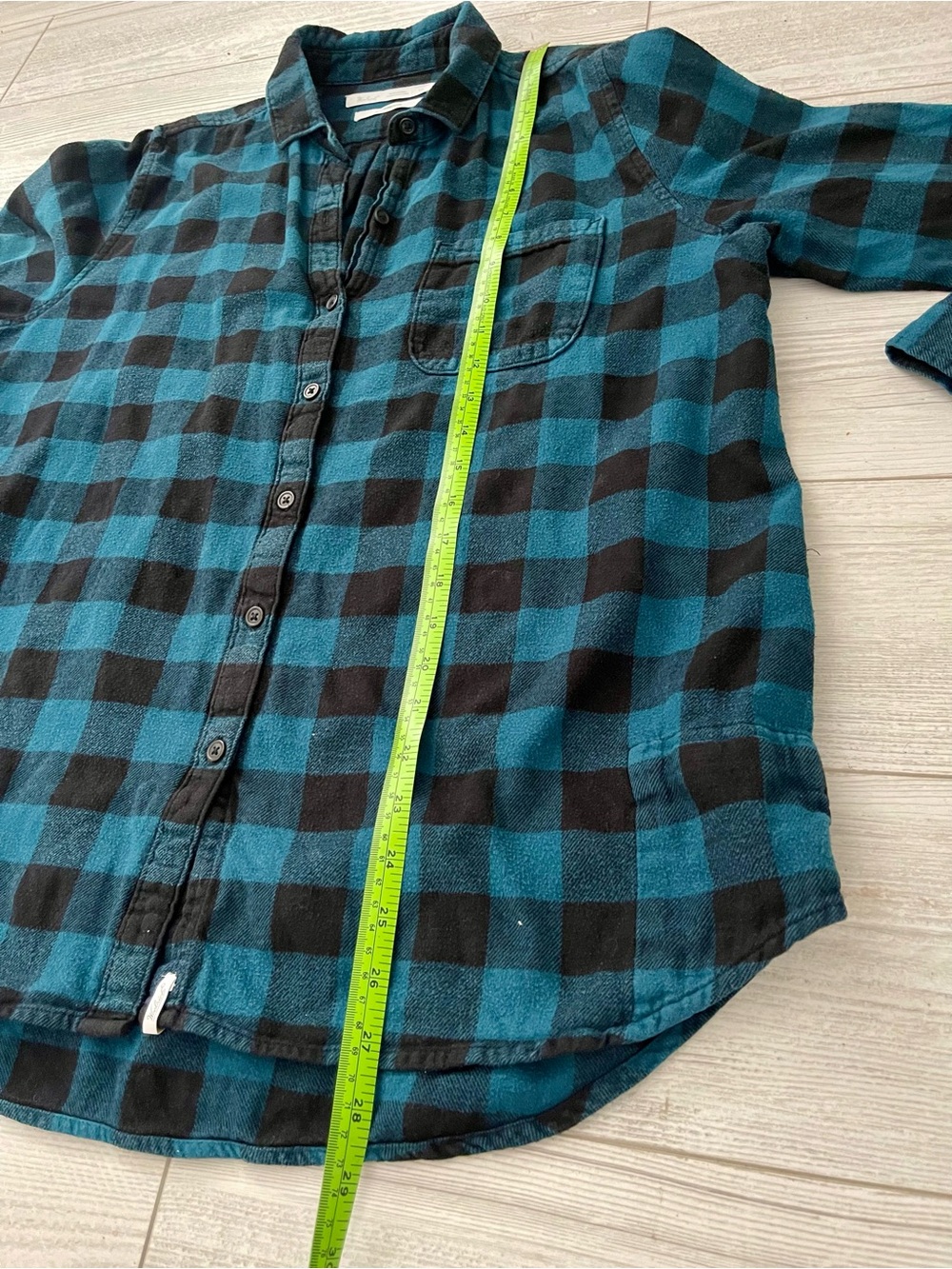 Woolrich Pemberton Boyfriend Cotton Flannel Button Down Shirt Buffalo Check Sz L - Picture 11 of 12